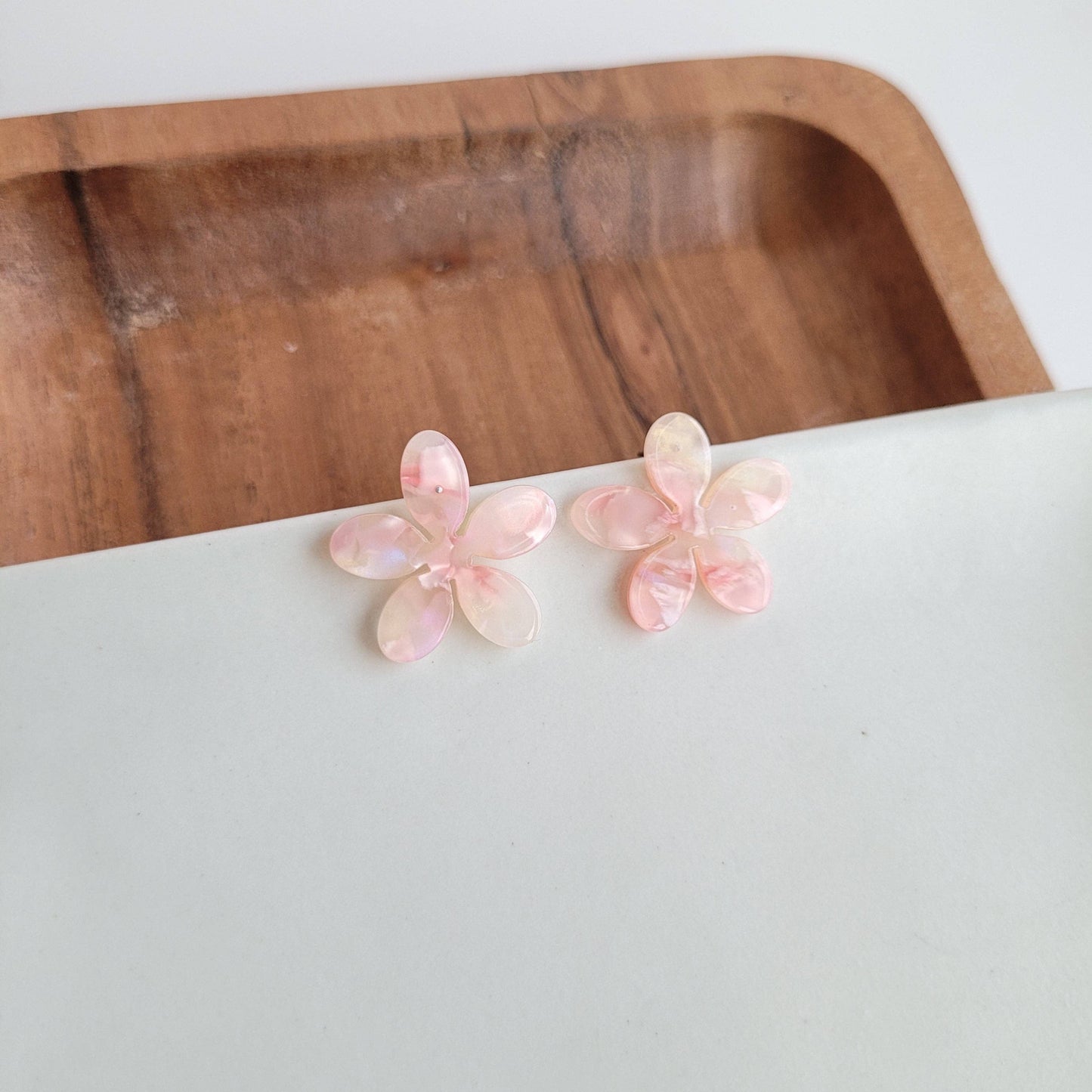 Blossom Studs - Coral