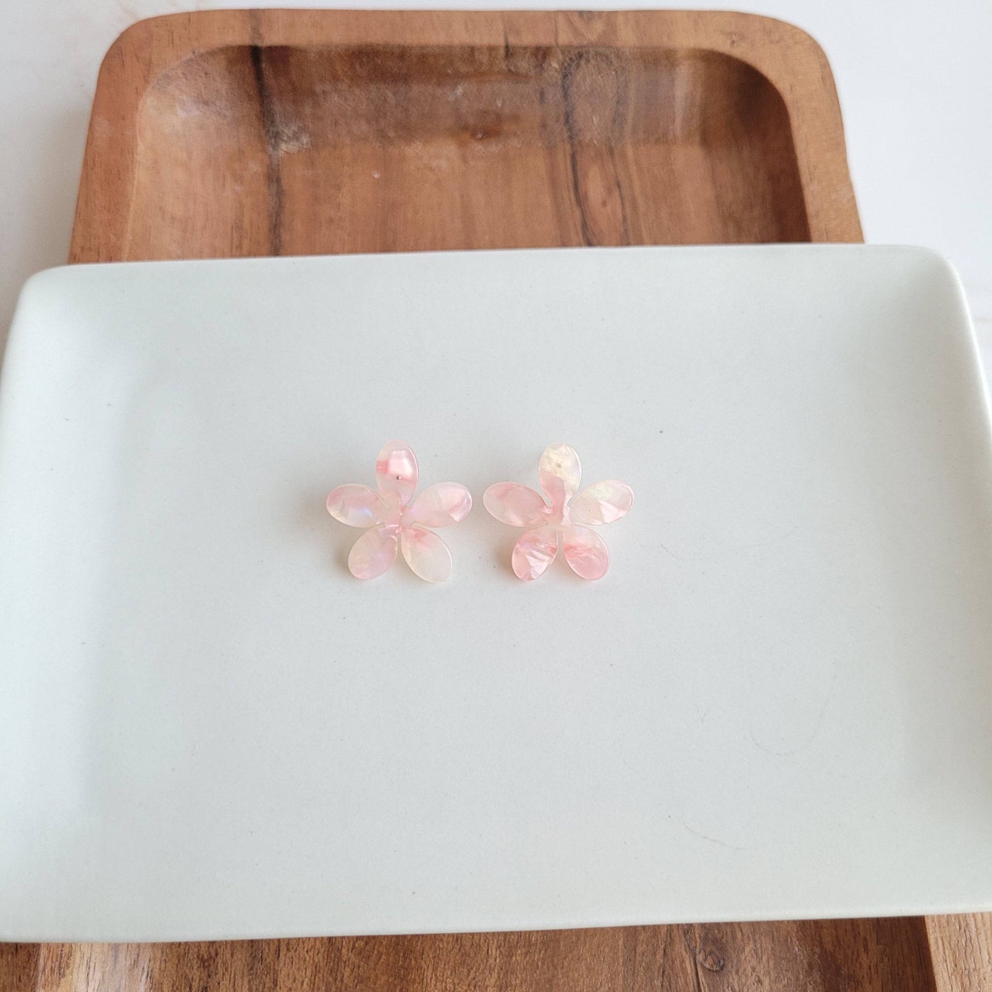 Blossom Studs - Coral