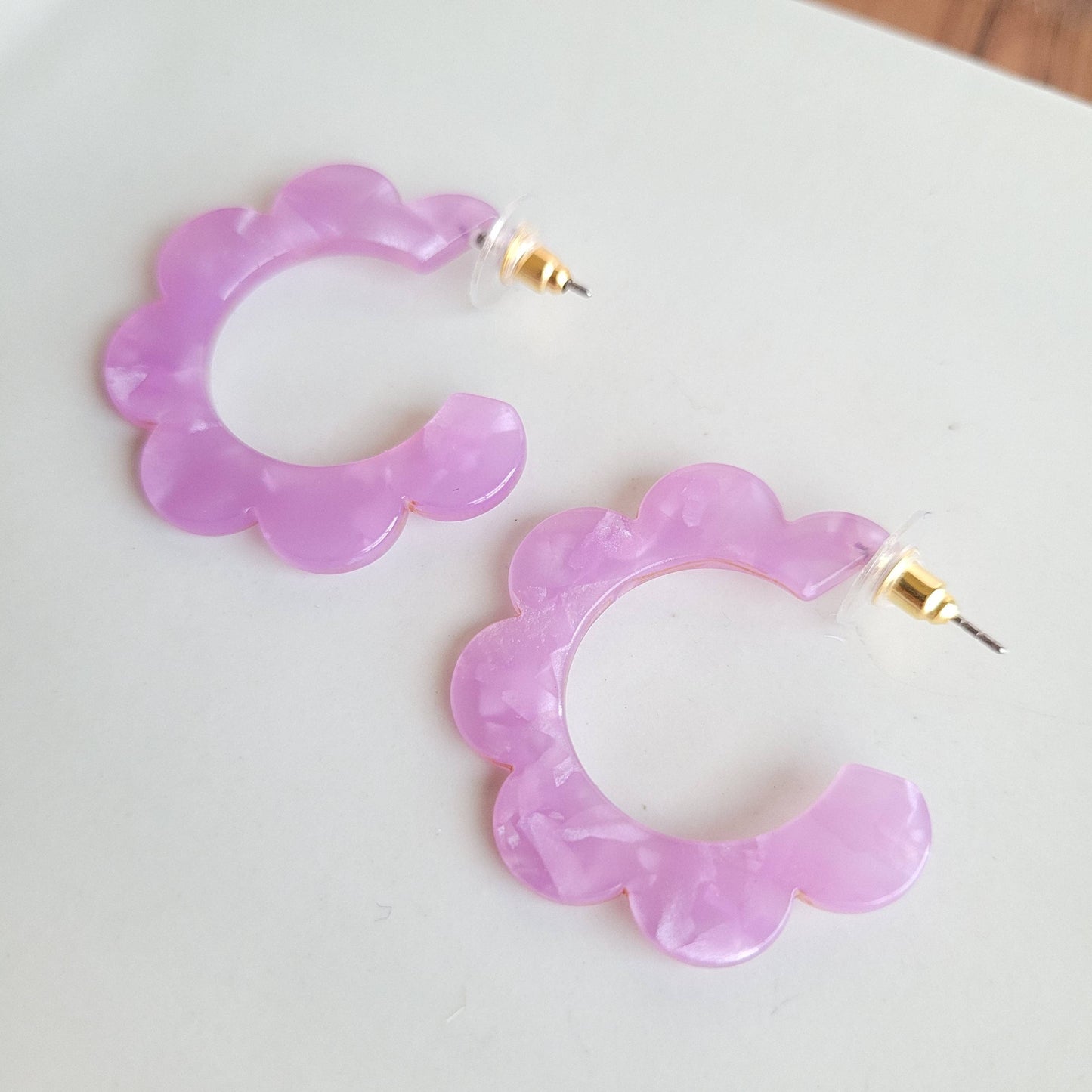 Flora Hoops - Purple