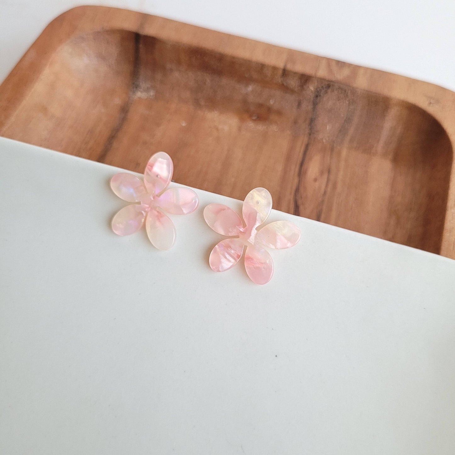 Blossom Studs - Coral