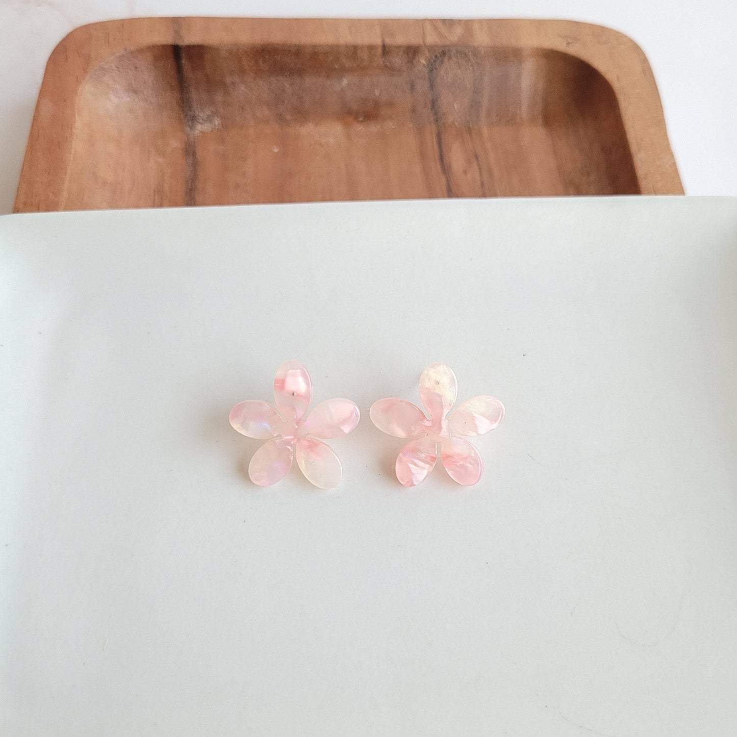 Blossom Studs - Coral