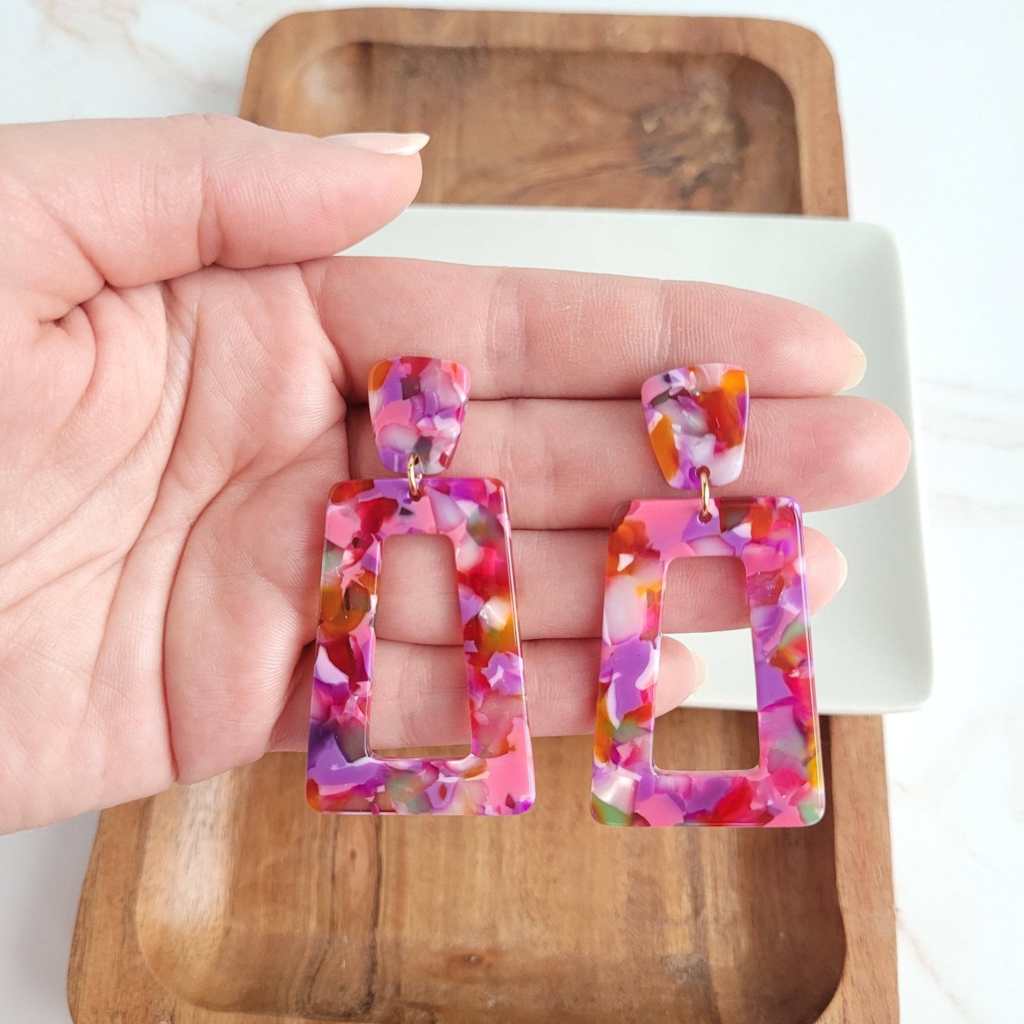 Avery Earrings - Paradise Pink - FINAL SALE