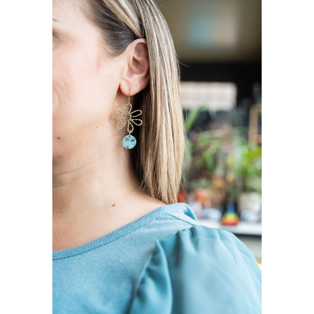 Maisy Earrings - Mint