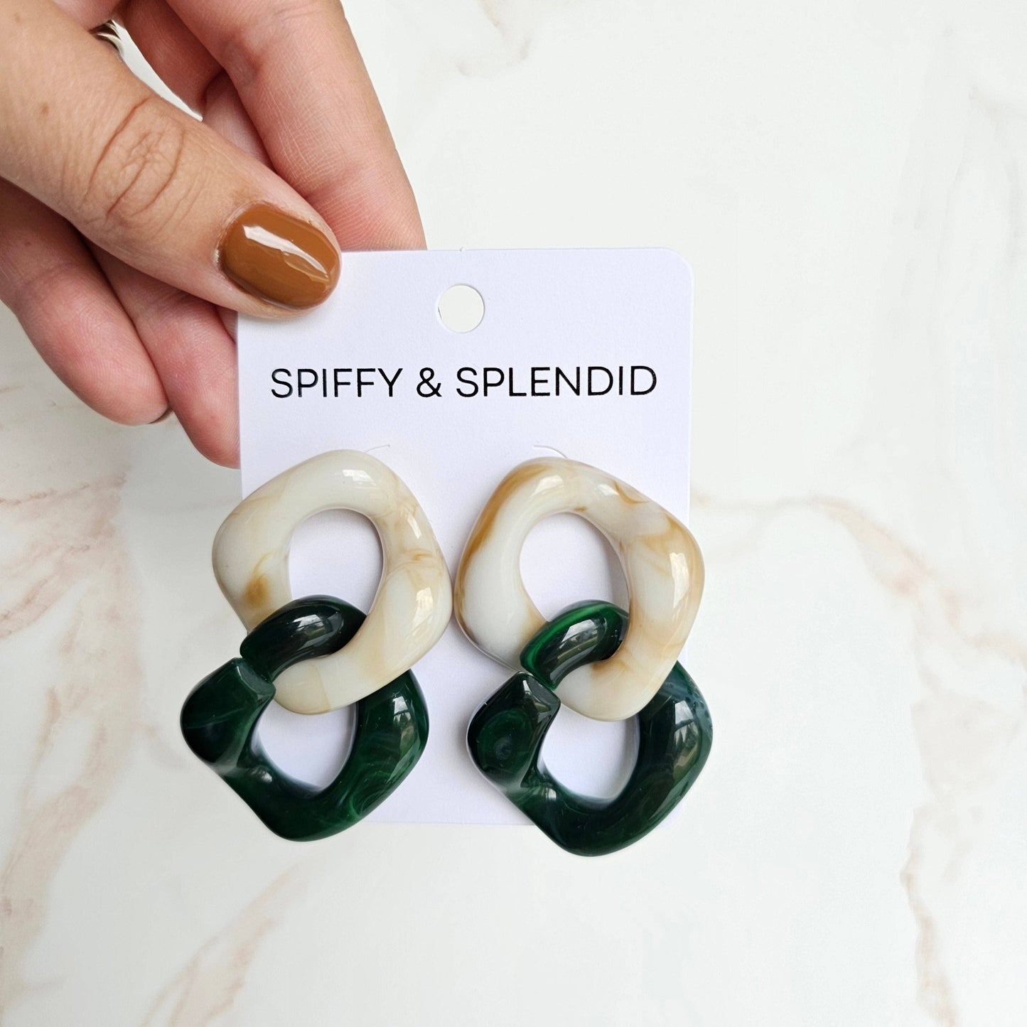 Betsy - Neutral & Forest Green - FINAL SALE