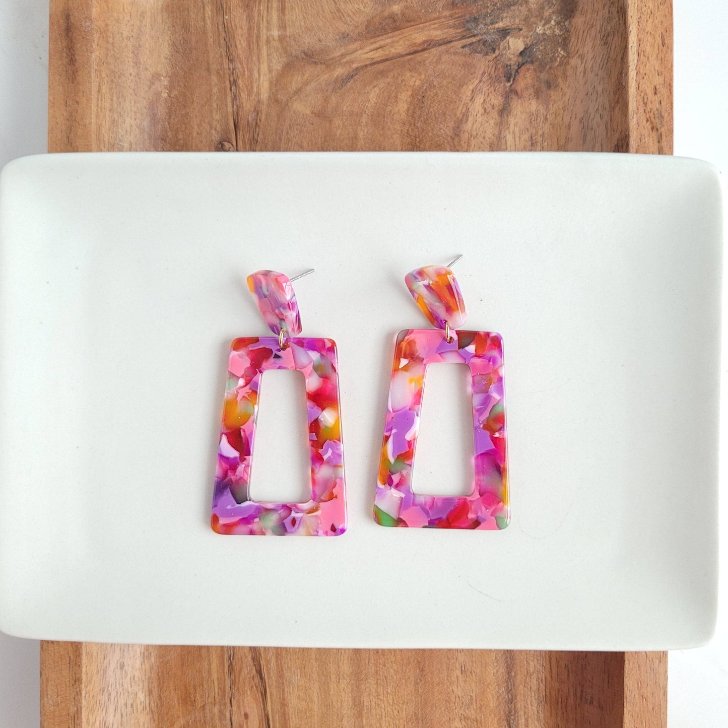 Avery Earrings - Paradise Pink - FINAL SALE