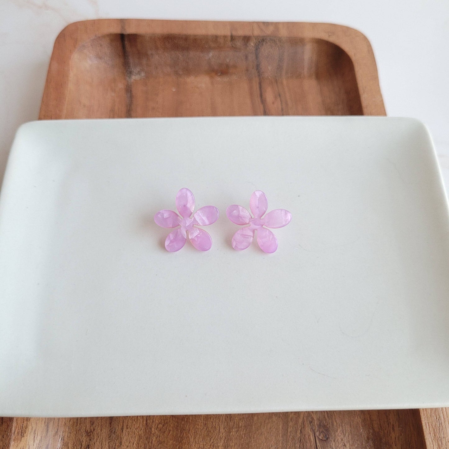 Blossom Studs - Purple