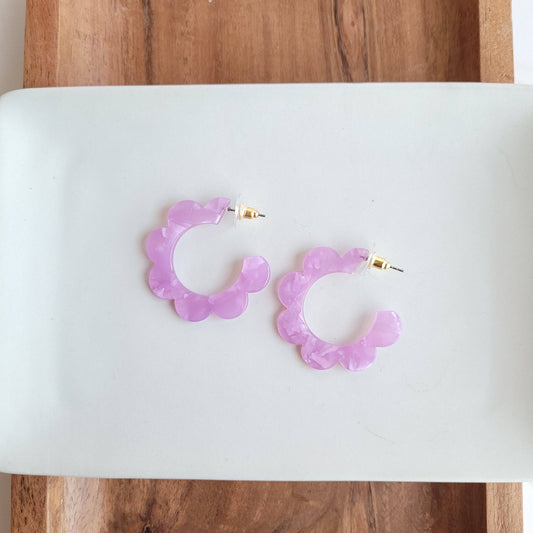 Flora Hoops - Purple