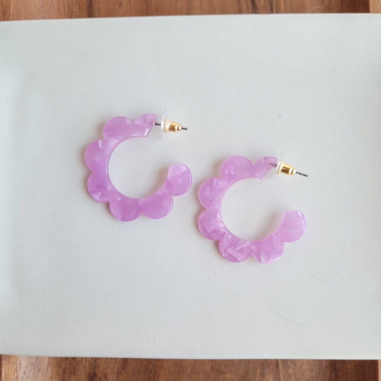 Flora Hoops - Purple