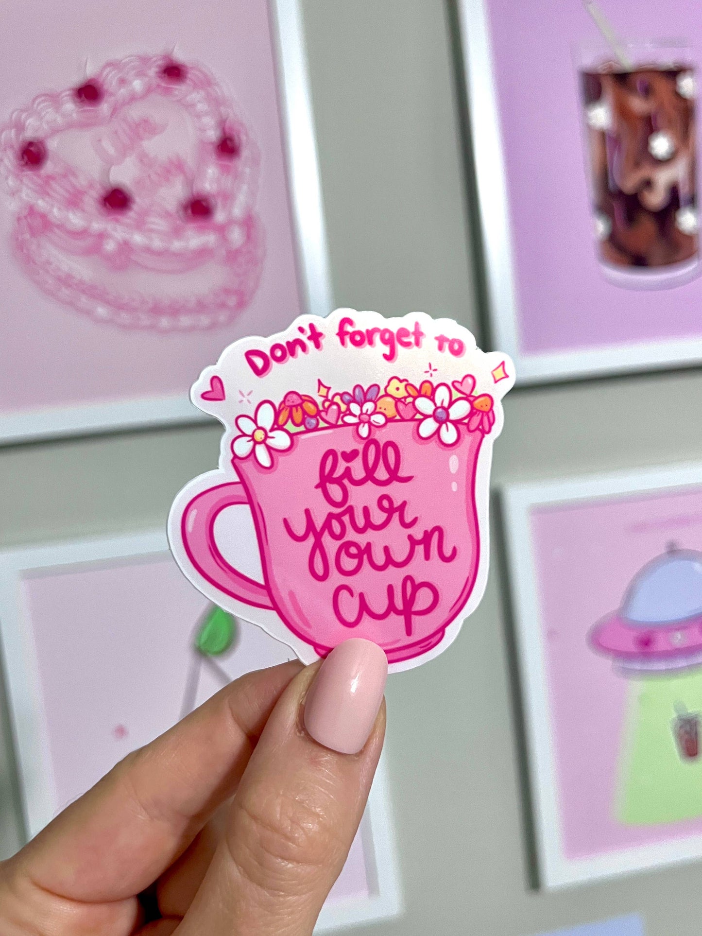 Fill Your Own Cup - Vinyl Sticker