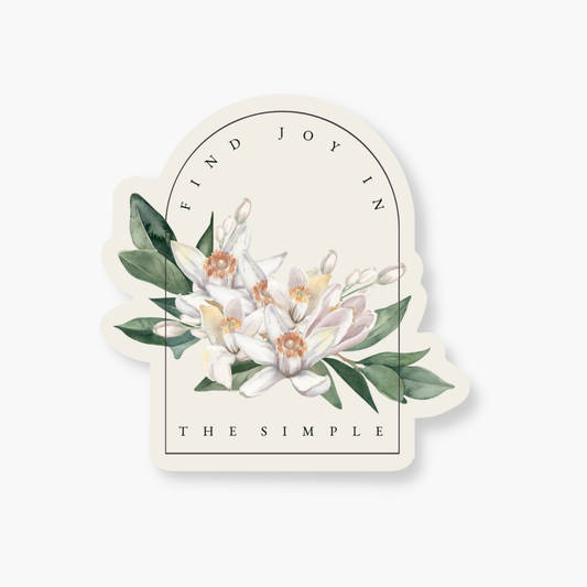 Find Joy In The Simple Sticker